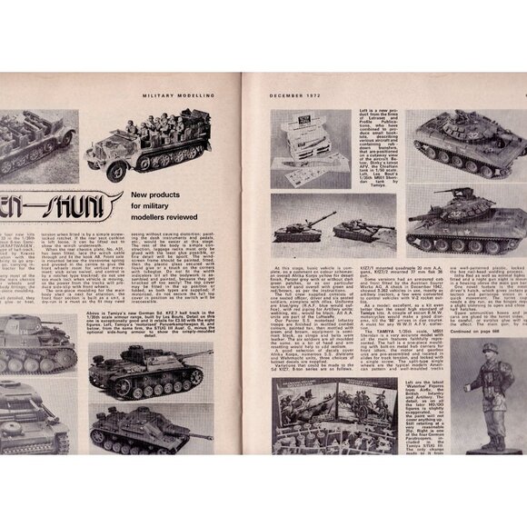 Military Modelling Magazine Dec 1972 Bumper Christmas Issue UK Import 68pgs - Picture 4 of 9